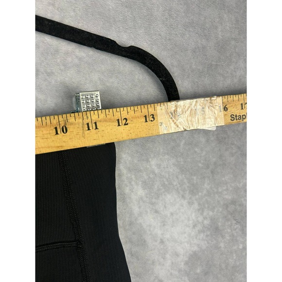 Lululemon Align Ribbed High Rise Shorts Black Size 4 Biker Style - Picture 8 of 9